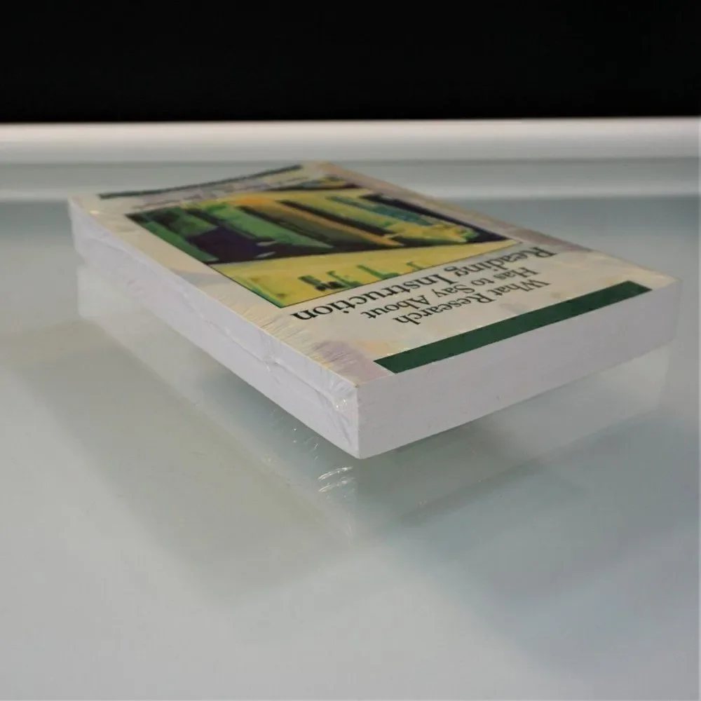 What Research Has to Say about Reading Instruction by Alan E Farstrup New Sealed